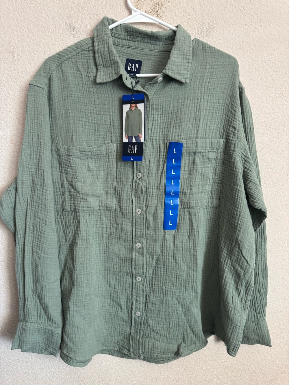 Gap Women's Cotton Gauze Button Up Shirt